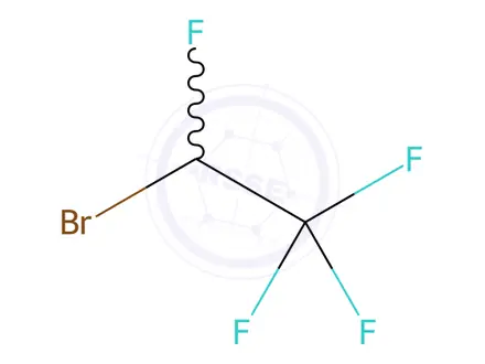 Chemical structure of Teflurane
