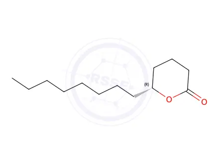 Chemical structure of (R)-6-Octyltetrahydro-2H-pyran-2-one