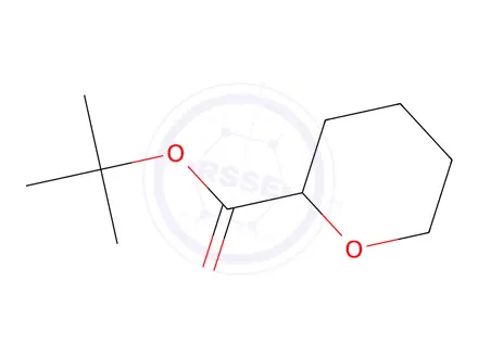Chemical structure of Tert-butyl tetrahydro-2H-pyran-2-carboxylate