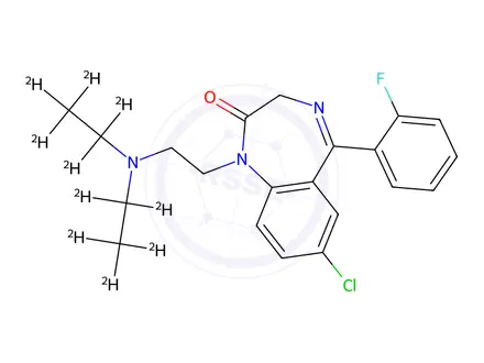Chemical structure of Flurazepam Impurity 5