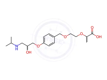 Chemical structure of Bisoprolol Metabolite 2