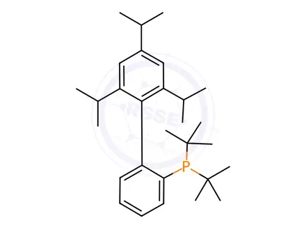 Chemical structure of tert-Butyl XPhos Au(MeCN)SbF6