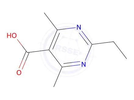 Chemical structure of 2-Ethyl-4,6-dimethyl-5-pyrimidinecarboxylic acid