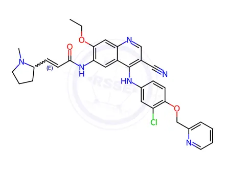 Chemical structure of Pyrotinib Impurity 2