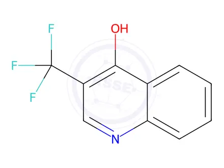 Chemical structure of 3-(Trifluoromethyl)quinolin-4-ol