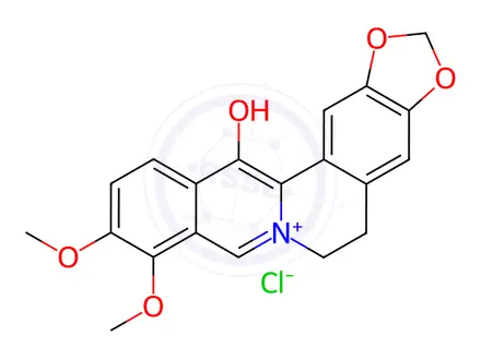Chemical structure of Berberine Impurity 4(Chloride salt)
