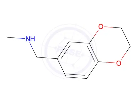 Chemical structure of (2,3-Dihydro-1,4-benzodioxin-6-ylmethyl)(methyl)amine