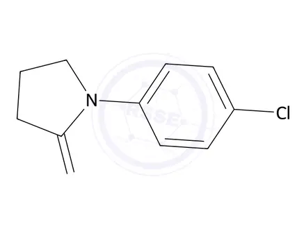 Chemical structure of 1-(4-Chlorophenyl)pyrrolidine-2-thione
