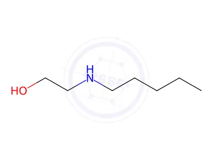 Chemical structure of 2-(N-PENTYLAMINO)ETHANOL