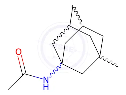 Chemical structure of 1-Acetylamino-3-Methyl Adamantane
