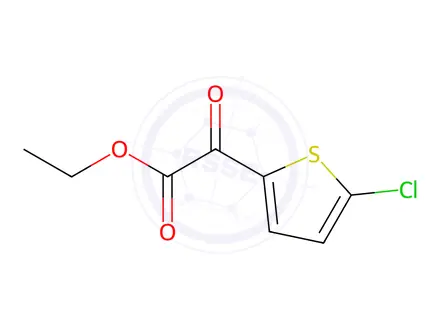 Chemical structure of ETHYL 2-CHLOROTHIOPHENE-5-GLYOXYLATE
