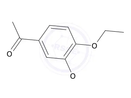Chemical structure of 1-(4-Ethoxy-3-methoxyphenyl)ethanone