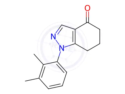 Chemical structure of 1-(2,3-Dimethylphenyl)-6,7-dihydro-1H-indazol-4(5H)-one