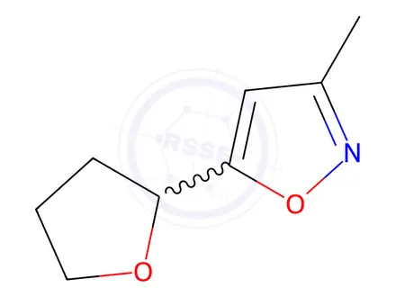 Chemical structure of 3-Methyl-5-(tetrahydrofuran-2-yl)isoxazole