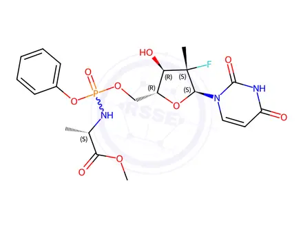 Chemical structure of Sofosbuvir Impurity 174