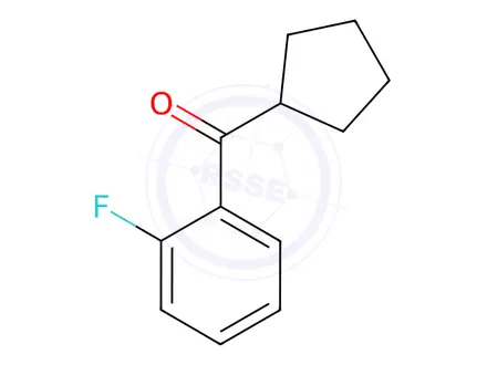 Chemical structure of 2-Fluorophenyl cyclopentyl ketone
