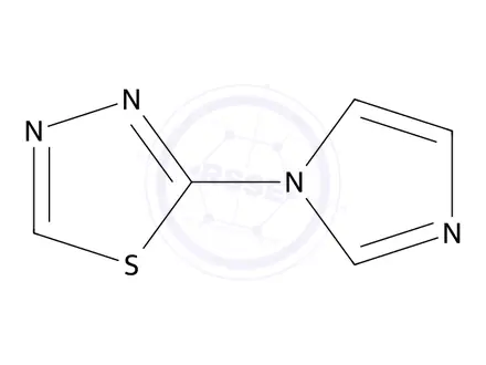 Chemical structure of 2-(1H-Imidazol-1-yl)-1,3,4-thiadiazole