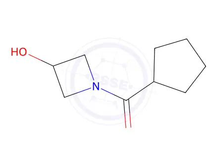 Chemical structure of Cyclopentyl(3-hydroxyazetidin-1-yl)methanone