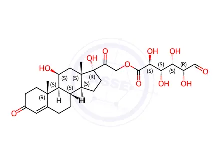 Chemical structure of Cortisol 21-Beta-D-Glucuronide