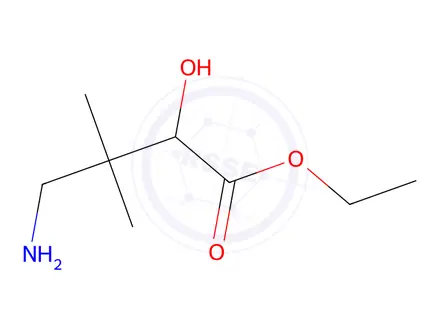 Chemical structure of Ethyl 4-amino-2-hydroxy-3,3-dimethylbutanoate