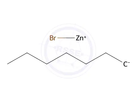 Chemical structure of 1-Heptylzinc bromide 0.5 M in Tetrahydrofuran