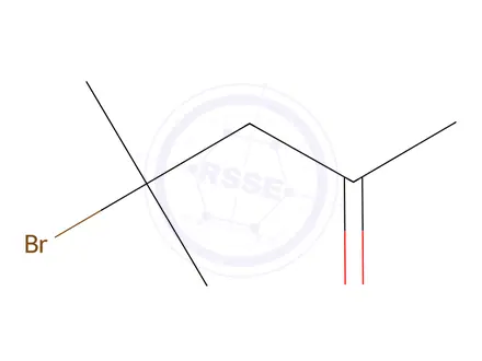 Chemical structure of 4-Bromo-4-methyl-2-pentanone