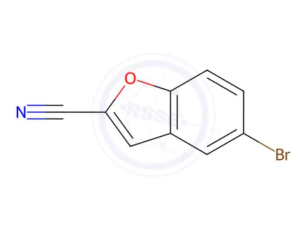 Chemical structure of 5-bromobenzofuran-2-carbonitrile