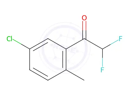 Chemical structure of 1-(5-Chloro-2-methylphenyl)-2,2-difluoroethan-1-one