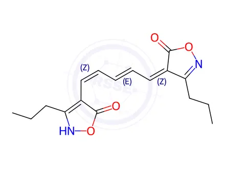 Chemical structure of Oxonol VI
