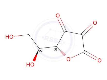Chemical structure of Dehydroascorbic acid