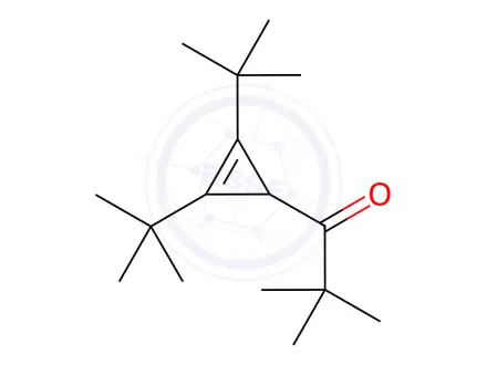 Chemical structure of 1,2-Di-tert-butyl-3-pivaloyl-1-cyclopropene