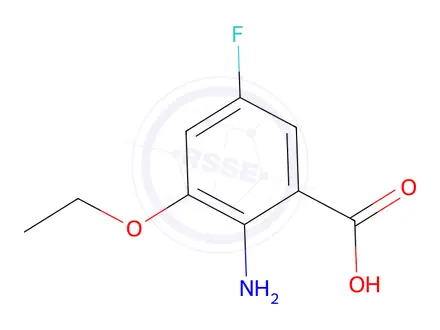 Chemical structure of 2-Amino-3-ethoxy-5-fluorobenzoic acid