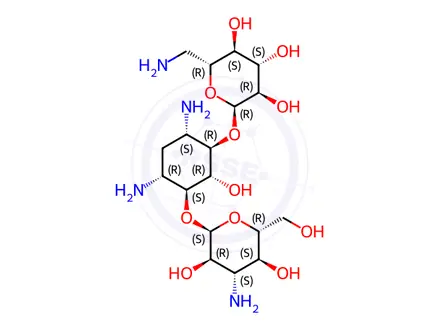 Chemical structure of Amikacin EP Impurity D