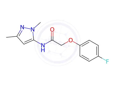 Chemical structure of n-(1,3-Dimethyl-1h-pyrazol-5-yl)-2-(4-fluorophenoxy)acetamide