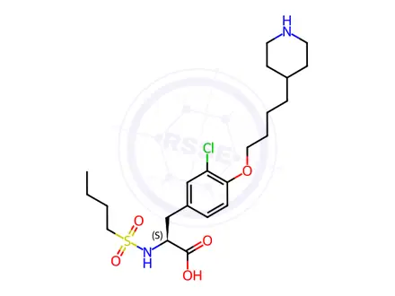 Chemical structure of Tirofiban Impurity 18