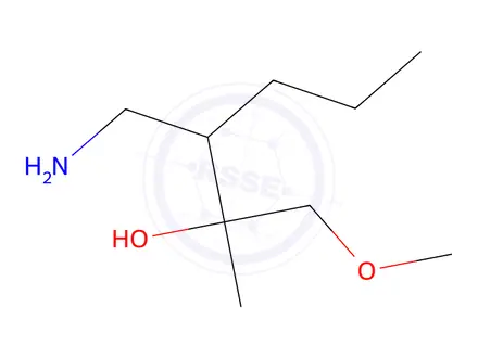 Chemical structure of 3-(Aminomethyl)-1-methoxy-2-methylhexan-2-ol