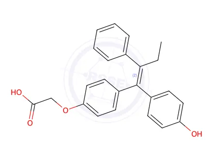 Chemical structure of (Z)-4-HTA