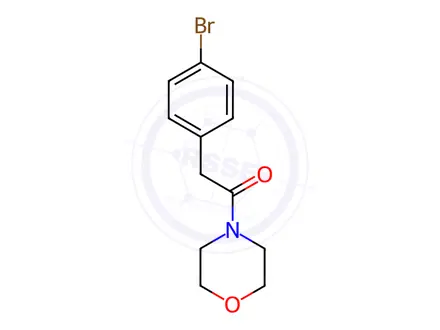 Chemical structure of 2-(4-Bromophenyl)-1-morpholinoethanone