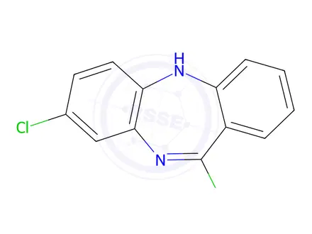 Chemical structure of 8,11-Dichloro-5H-dibenzo[b,e][1,4]diazepine