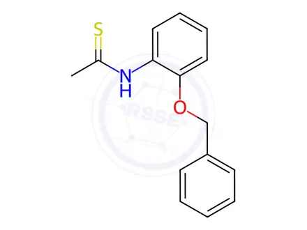 Chemical structure of N-(2-(Benzyloxy)phenyl)ethanethioamide