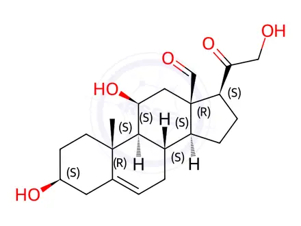 Chemical structure of Aldosterone Impurity 10