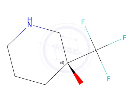 Chemical structure of (S)-3-(Trifluoromethyl)piperidin-3-ol