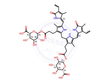 Chemical structure of Bilirubin Impurity 1