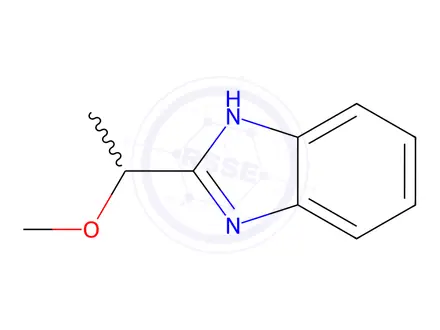 Chemical structure of 1H-Benzimidazole,2-(1-methoxyethyl)-(9CI)
