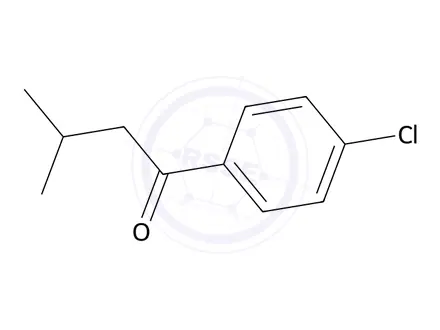 Chemical structure of 1-(4-Chlorophenyl)-3-methylbutan-1-one