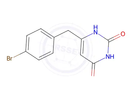 Chemical structure of 6-(4-Bromobenzyl)pyrimidine-2,4(1H,3H)-dione