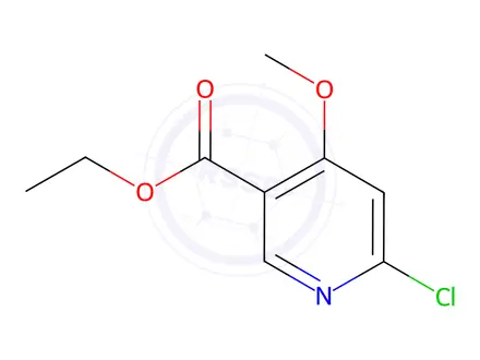 Chemical structure of Ethyl 6-chloro-4-methoxynicotinate