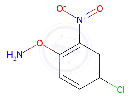 Chemical structure of O-(4-chloro-2-nitrophenyl)hydroxylamine