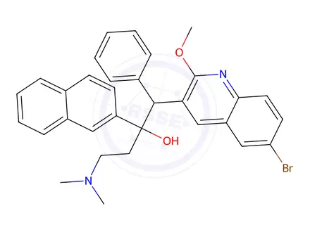 Chemical structure of Bedaquiline Impurity 106