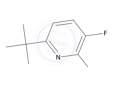 Chemical structure of 6-(tert-Butyl)-2,3-difluoropyridine
